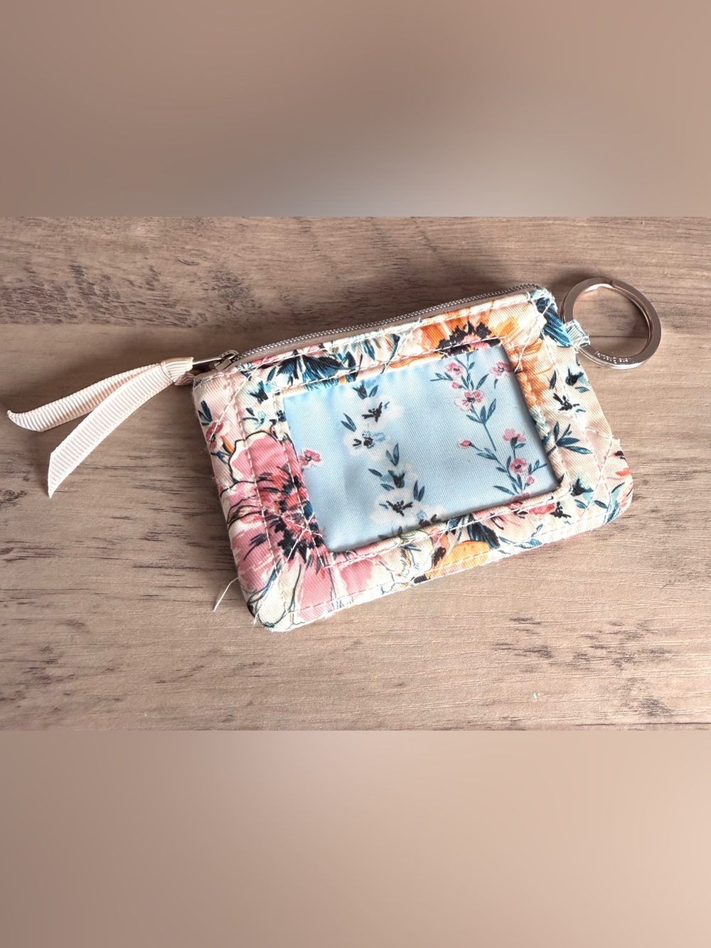 Vera Bradley Performance Twill Zip ID